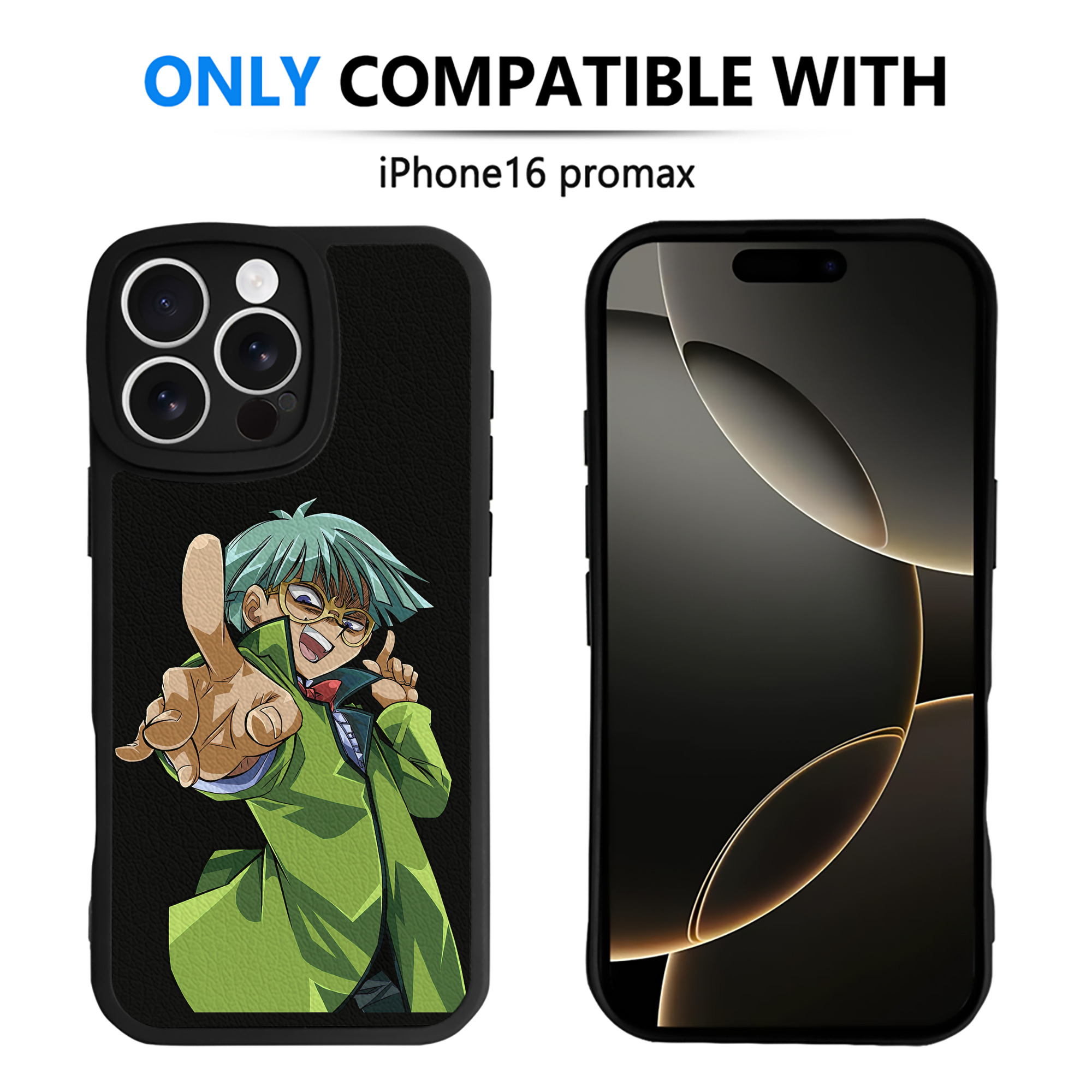 遊☆戯☆王 Yu-Gi-Oh! 【iPhone 16シリーズ対応】シリコンスマホケース（レザー調） 材質：シリコン
